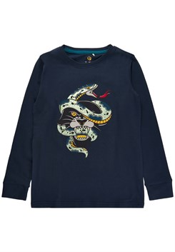 The New Ean T-shirt LS - Navy Blazer